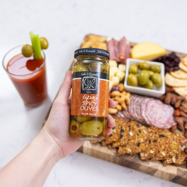Sable & Rosenfeld | Sake Spicy Tipsy Olives – sableandrosenfeld-us