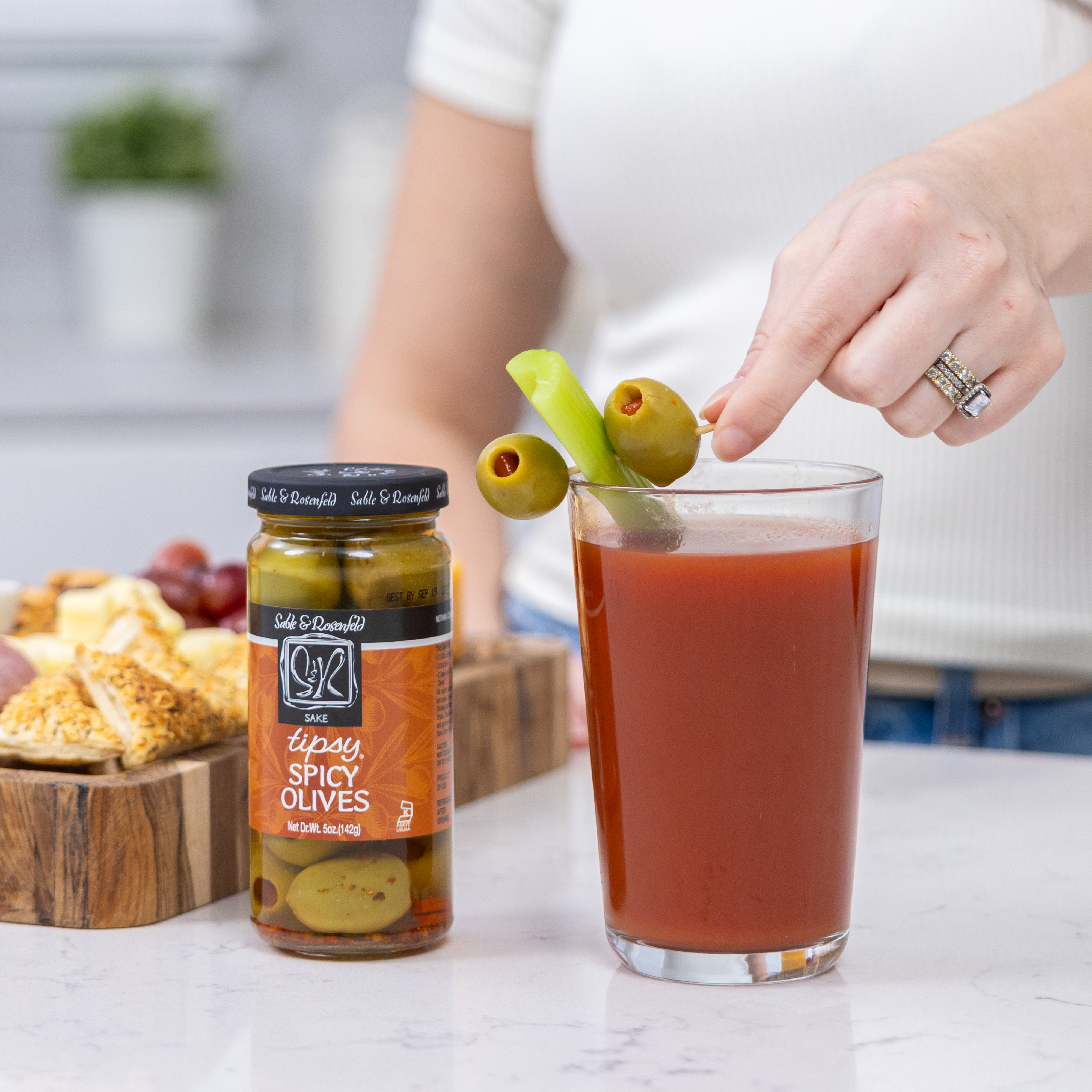 Sake Spicy Tipsy Olives – Perfect for a Saketini Cocktail Sake Spicy Tipsy Olives – Perfect for a Saketini Cocktail