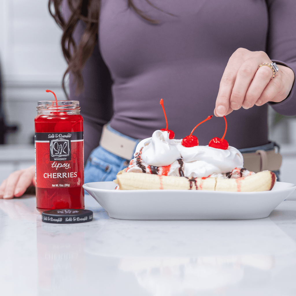 Whiskey Tipsy Cherries – Sweet & Boozy Cocktail Cherries – Sable